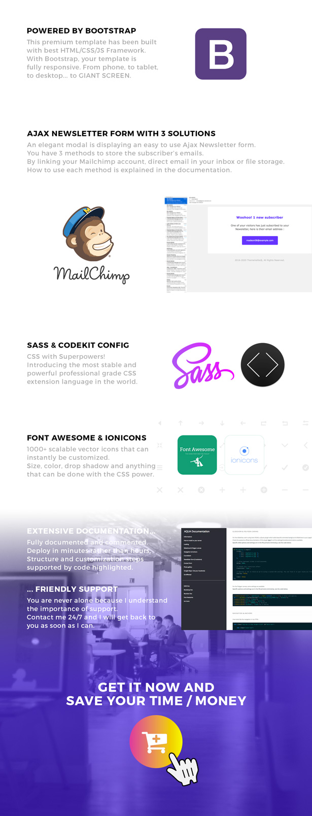 AQUA - Perfect Project Launching Template