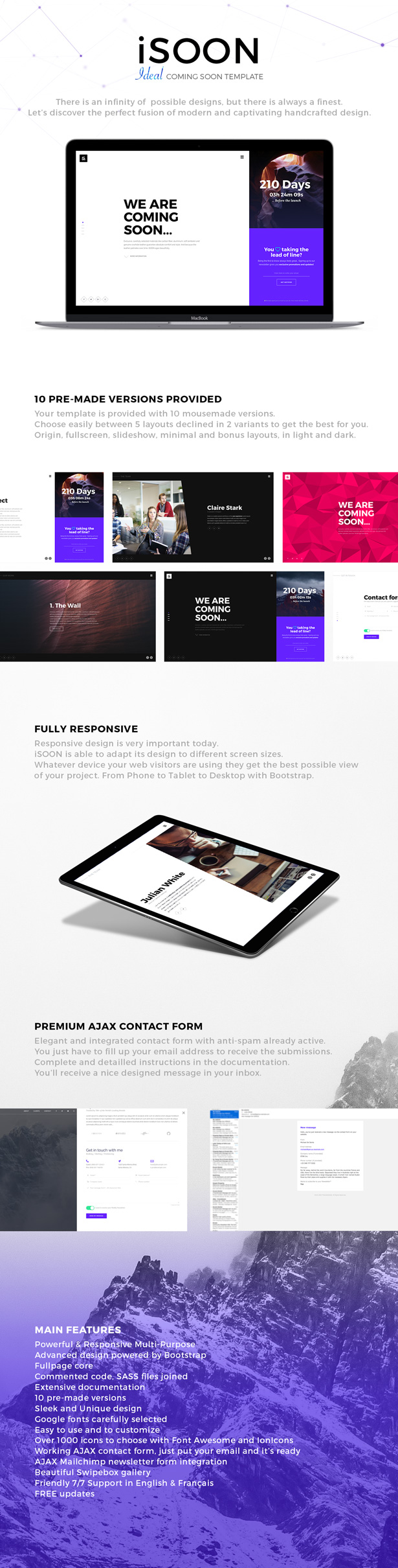 iSOON - Ideal Coming Soon Template